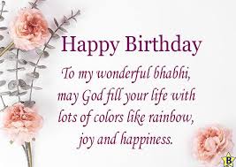 Unique Birthday Quotes for Bhabhi from Family