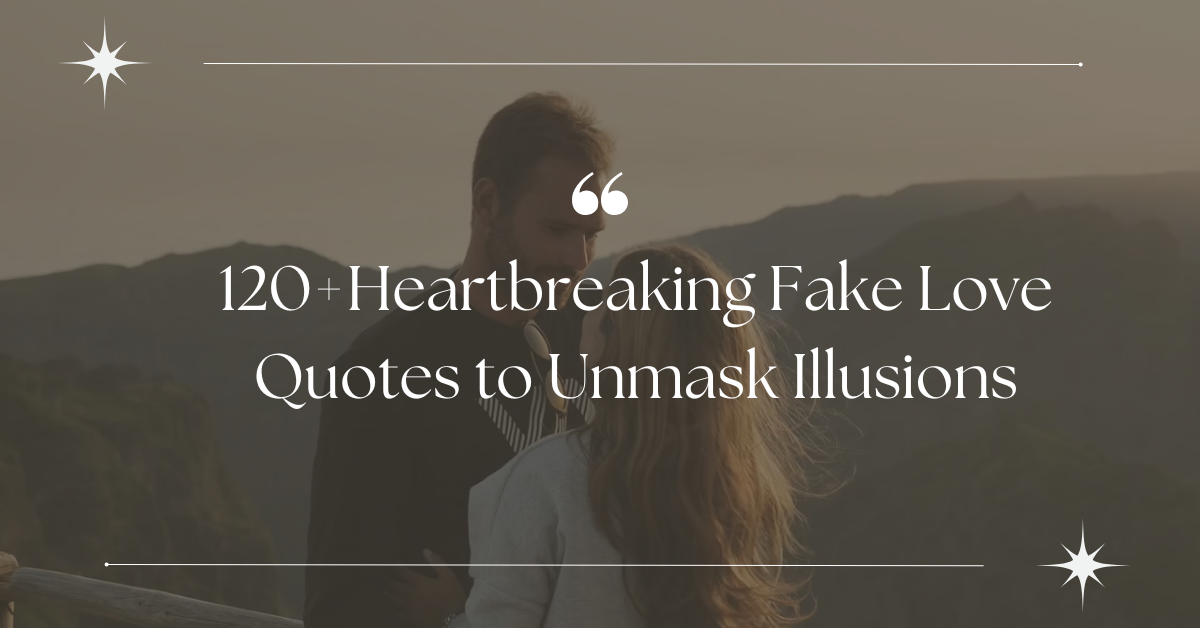 fake love quotes